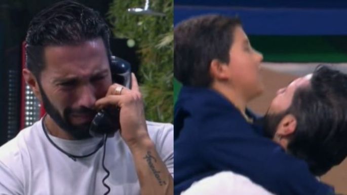 Poncho de Nigris rompe en llanto cuando recibe una visita especial en 'La Casa de los Famosos'