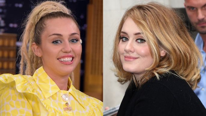 Adele elogia la nueva canción de Miley Cyrus 'Used to be Young' y ella le responde de vuelta