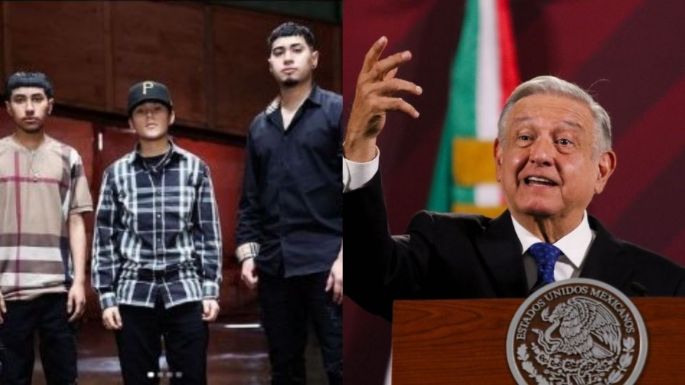 AMLO defiende a 'Yahritza y su Esencia' y los invita a dar concierto en el Zócalo: "Que vengan"