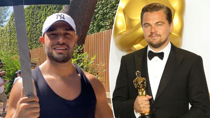 Sam Asghari en polémica por decir que tiene la misma cantidad de trabajo que Leonardo DiCaprio