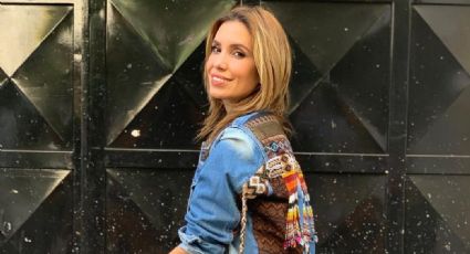 FOTO: Andrea Escalona llega al programa 'Hoy' y luce distinguido 'outfit' claro desde Televisa