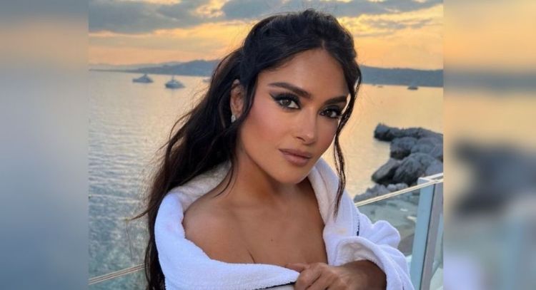 FOTO: Salma Hayek deslumbra en Instagram con el vestido Gucci más elegante y atrevido del otoño