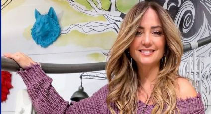 FOTO: Andrea Legarreta llega a Televisa y enamora con este encantador ‘look’ negro de temporada