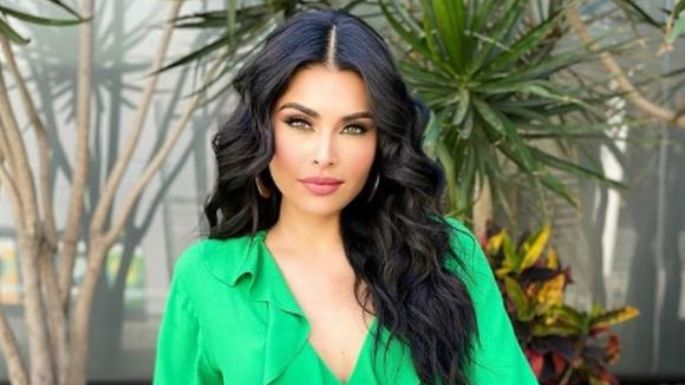 Kristal Silva regresa a TV Azteca y da cátedra de estilo con este coqueto conjunto verde; así posa