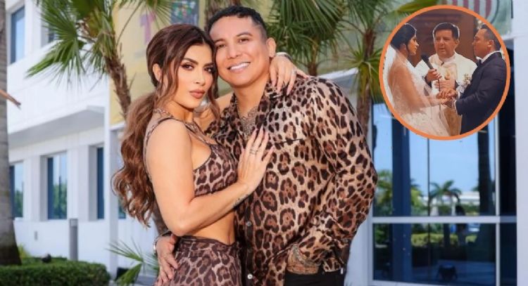 Edwin Luna y Kimberly Flores renuevan sus votos matrimoniales en romántica ceremonia en Las Vegas