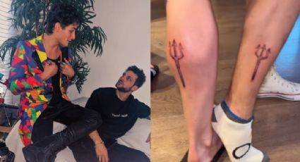 Emilio Osorio y  Nicola Porcella cumplen la promesa del team infierno y se hacen este tatuaje