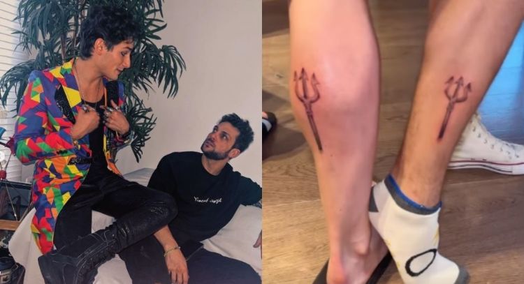 Emilio Osorio y  Nicola Porcella cumplen la promesa del team infierno y se hacen este tatuaje