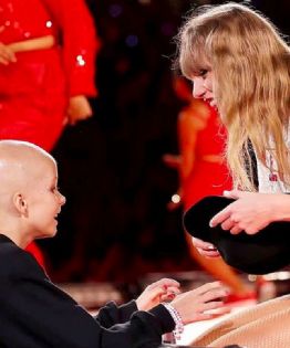 Taylor Swift conmueve a una fan de 9 años en un emotivo encuentro; mira el tierno video aquí