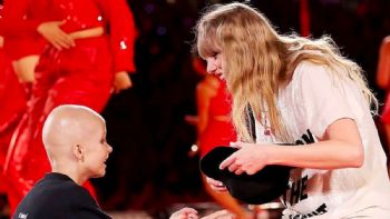 Taylor Swift conmueve a una fan de 9 años en un emotivo encuentro; mira el tierno video aquí