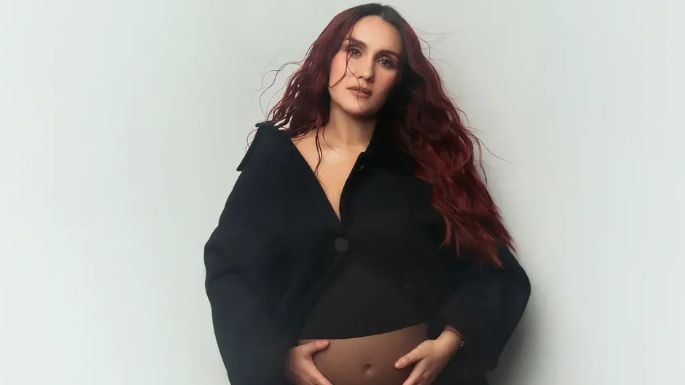 Dulce María comparte cómo vive su embarazo y reacciona a felicitación de los RBD