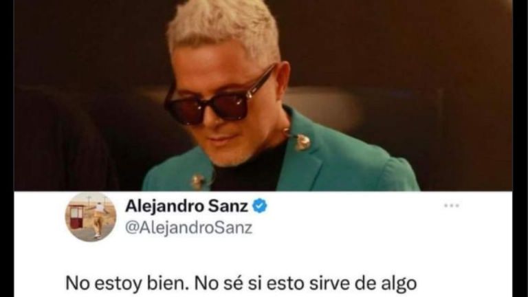 Alejandro Sanz comparte que está pasando por lo que él cree que es un vacío emocional