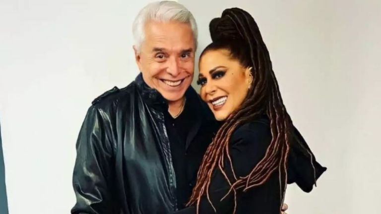 Enrique Guzmán evitó profundizar sobre el estado actual de su hija Alejandra Guzmán